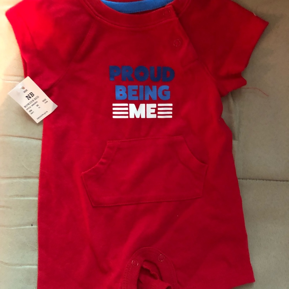 Brand New Cat & Jack Red Romper